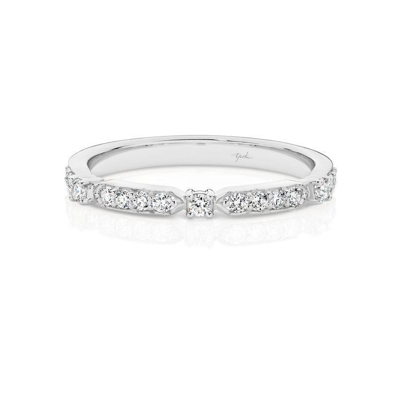 White Gold Diamond Set Wedding Ring