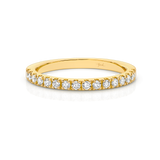 Carcelated Set Yellow Gold Wedding Ring