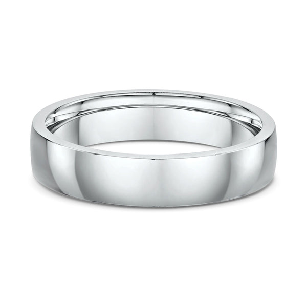 Classic 5mm – White Men’s Wedding Ring
