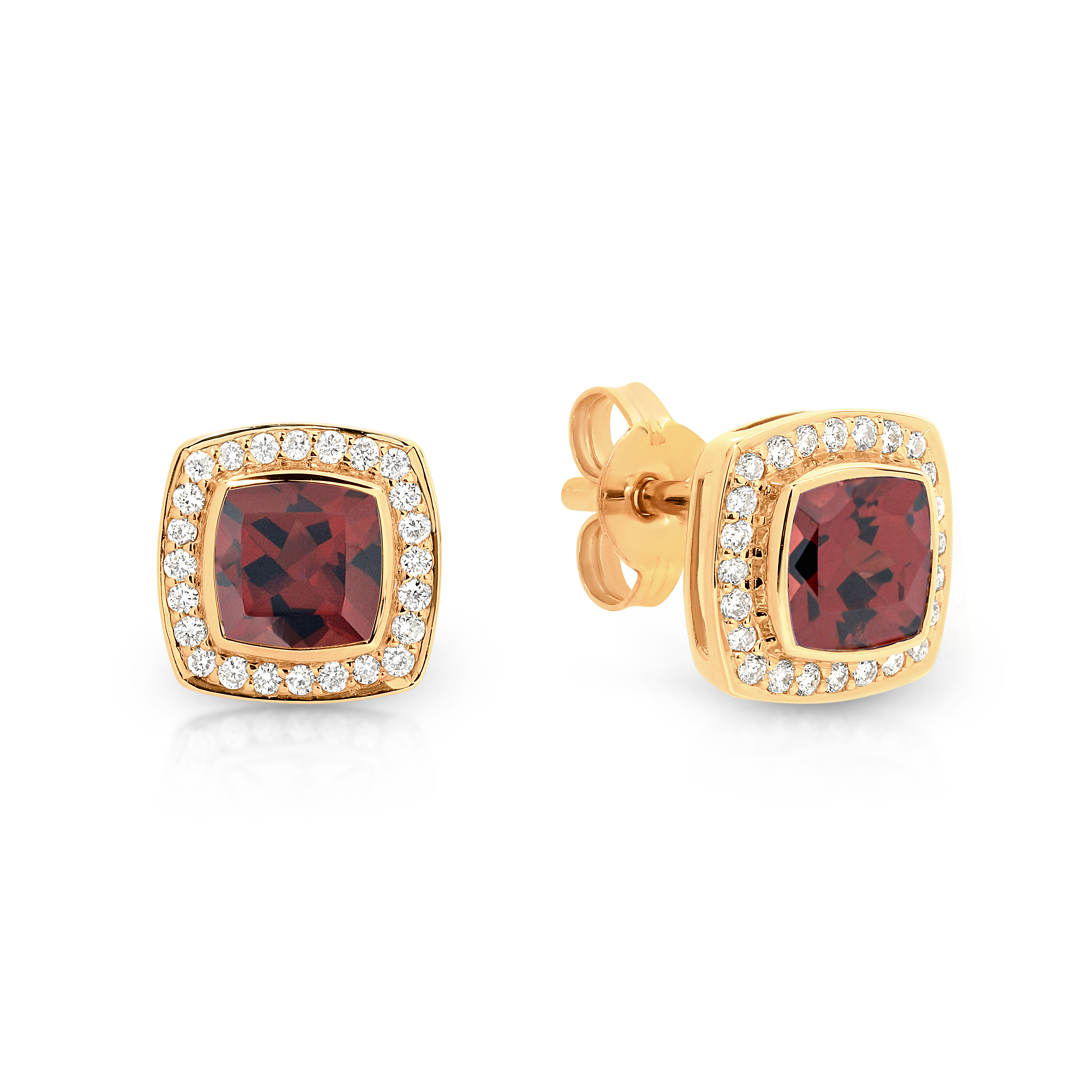 Garnet deals stone earrings