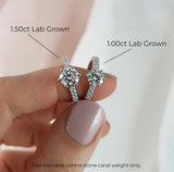 Lab Grown Gabriela-Yellow Gold-Round Brilliant Cut Six Claw Set Diamond Engagement Ring with Diamond Set Band