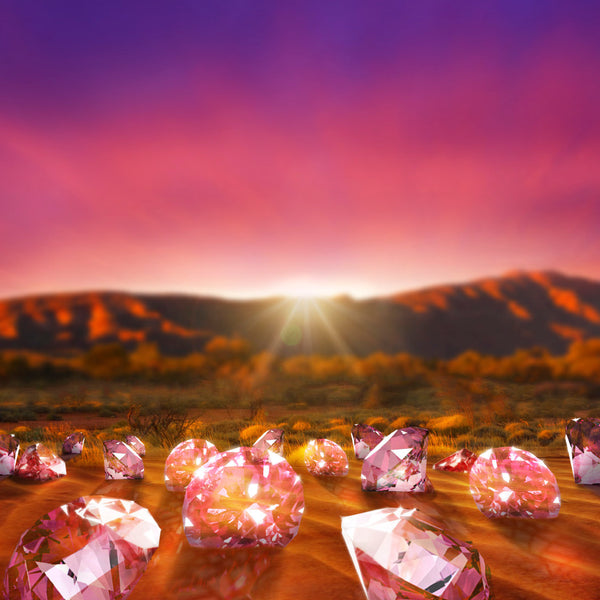 Download A beautiful pink diamond glistening in the light | Wallpapers.com