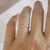 Claw Set Fitted Wedding Ring