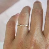 Claw Set Fitted Wedding Ring