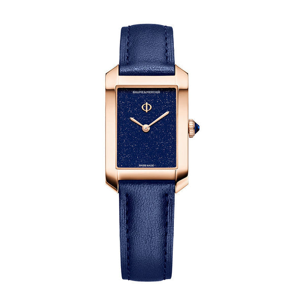 Baume & Mercier Hampton 18K Pink Gold Titanium Quartz Watch