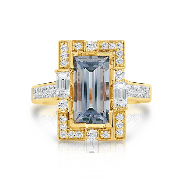 Elizabeth Natural Spinel & Diamond Ring