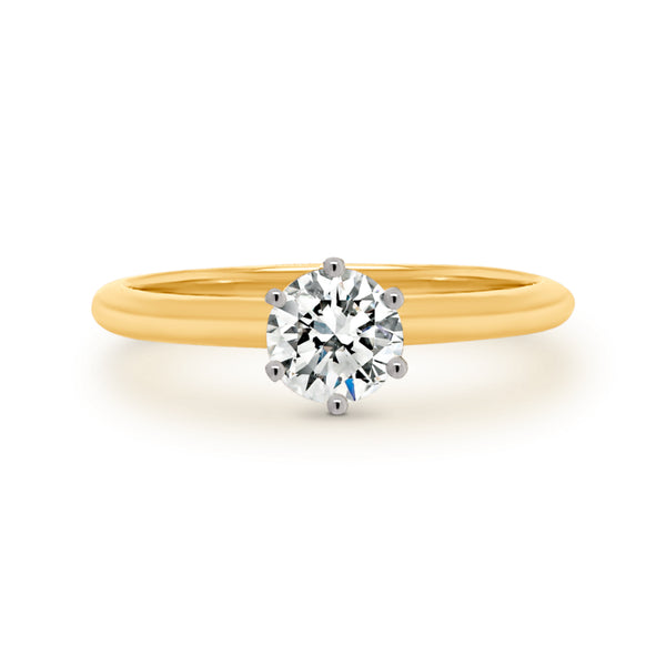 Passion8 Diamond Solitaire Engagement Ring