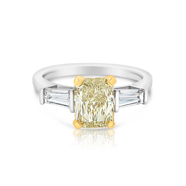 Yellow Diamond Trilogy Ring