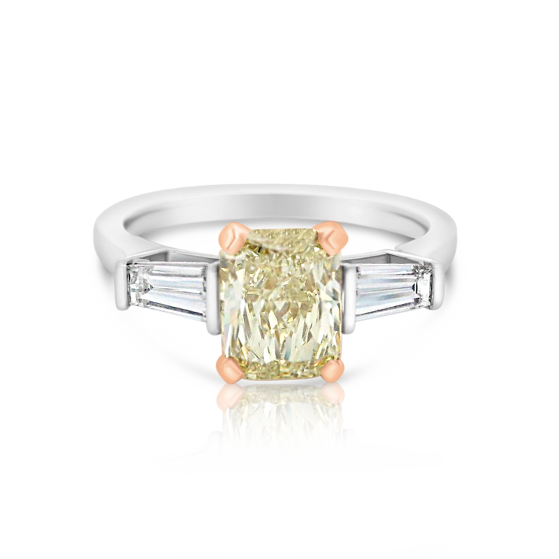 Yellow Diamond Trilogy Ring