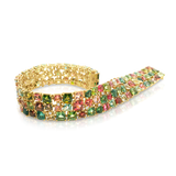 Tourmaline and Diamond Bracelet
