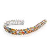 Multi Colour Sapphire Bracelet