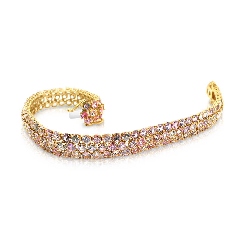 Pink Sapphire Bracelet
