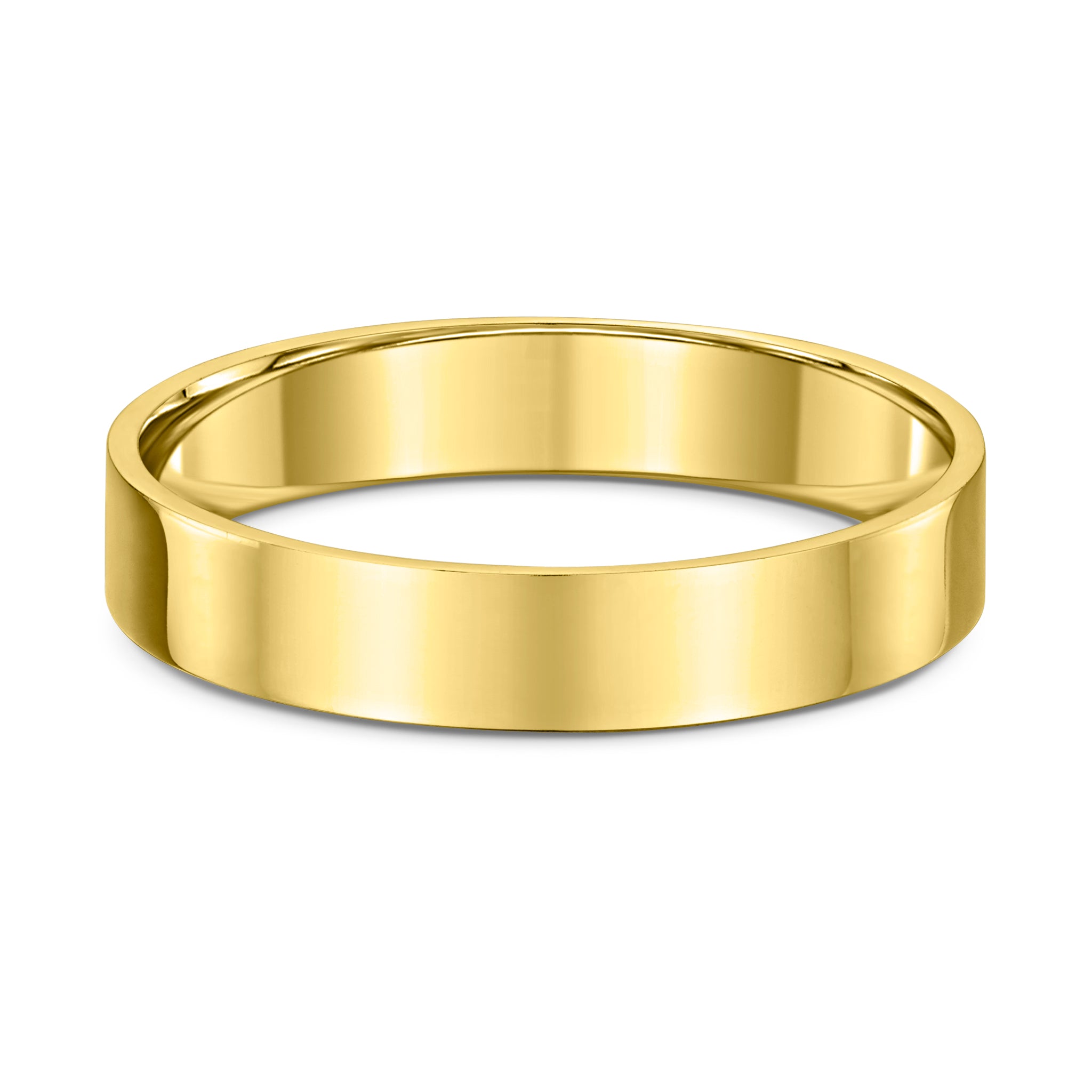 Classic 4mm Yellow Men’s Wedding Ring York Jewellers AU