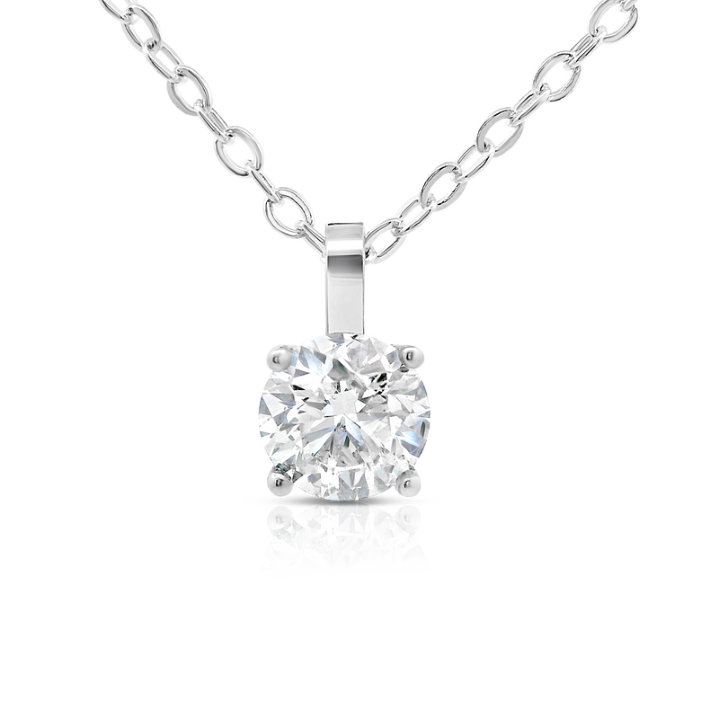 Diamond Solitaire Pendant