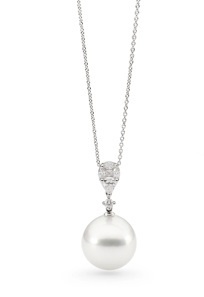 Diamond and Pearl Pendant