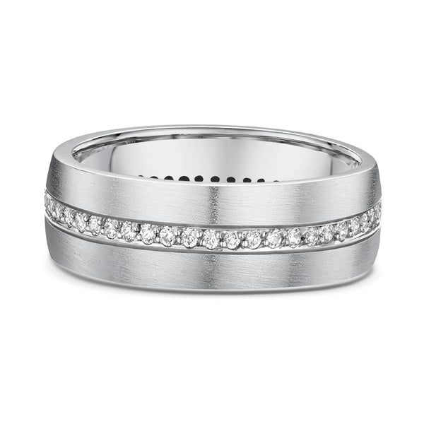 White Gold – Men’s Diamond Ring