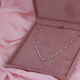 18ct white gold diamond necklace featuring 125 diamonds (6.97ct total diamond weight), available at York Jewellers Penrith and Warriewood (Sydney).