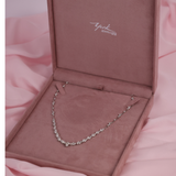 18ct white gold diamond necklace available from Sydney fine jeweller York Jewellers.