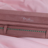 18ct white gold tennis bracelet featuring claw set natural oval emeralds (4.88ct total) and natural round brilliant cut diamonds (0.49ct total, H colour, SI clarity), 17cm, available at York Jewellers Penrith and Warriewood (Sydney).