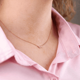 18ct Rose Gold Cluster Pendant with Brilliant Cut Diamonds