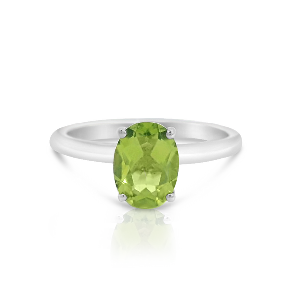 Solitaire Oval Perdiot Ring