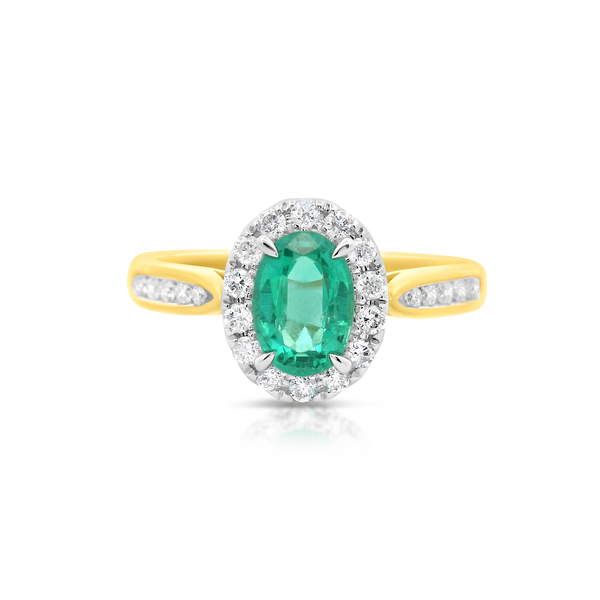 Emerald and Diamond ring