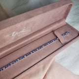 Sapphire & Diamond Tennis Bracelet