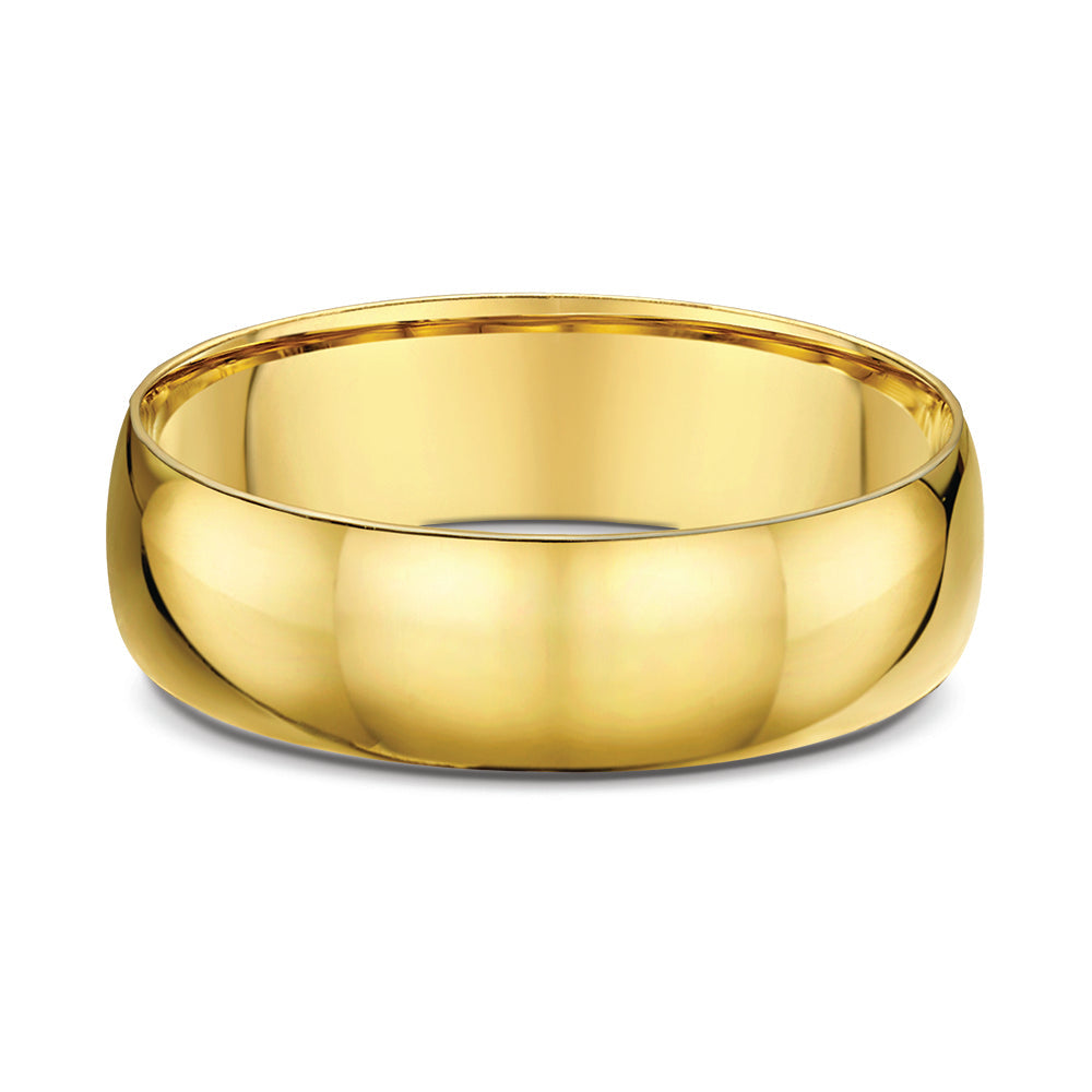 Yellow Classic Mens Wedding Ring York Jewellers AU