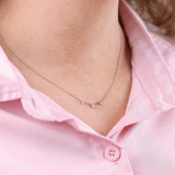 18ct White Gold Pendant with Brilliant Cut Diamonds