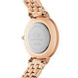 Daniel Wellington Petite Lumine 28 5-Link Rose Gold & Mother of Pearl Pink Watch