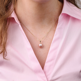 9ct Pink Freshwater Pearl 9mm Pendant