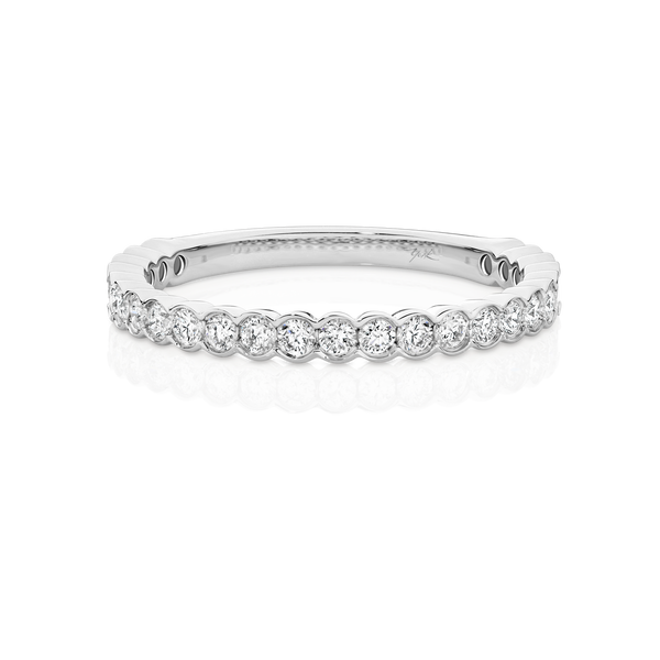 Bezel Set Wedding Ring
