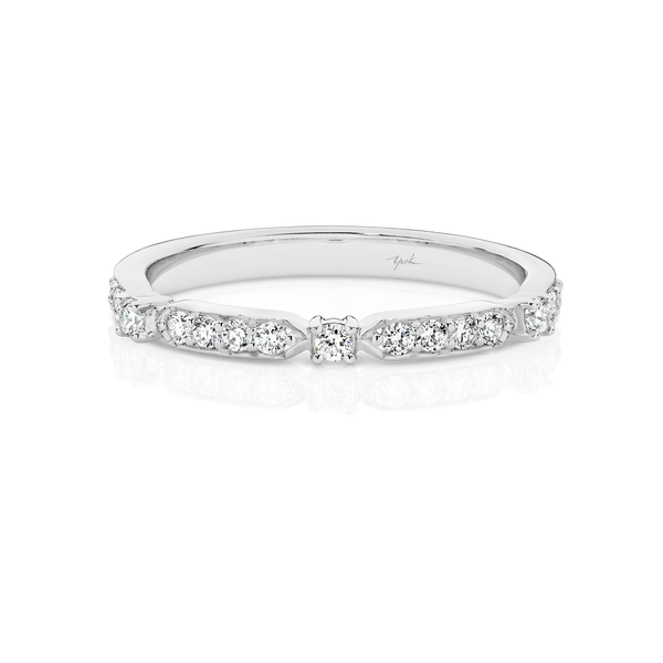 White Gold Diamond Set Wedding Ring