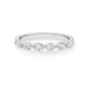 Oval Shaped Diamond Claw Set Wedding Ring