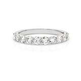 Claw Set White Gold Wedding Ring