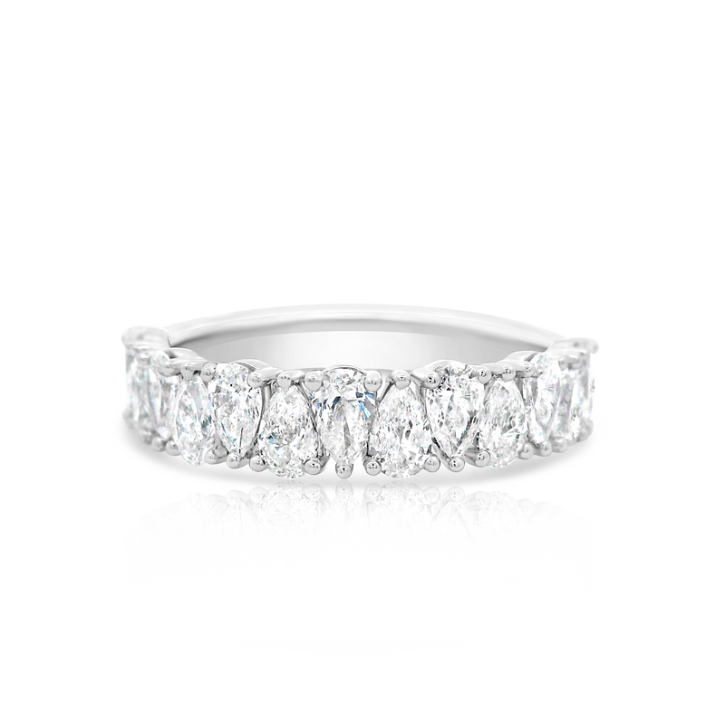 Pear Shape Diamond Wedding Ring