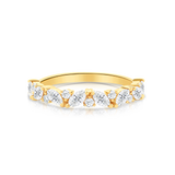 Round Brilliant Cut & Marquise Alternate Wedding Ring