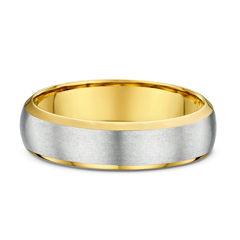 Yellow & White Gold – Men’s Wedding Ring