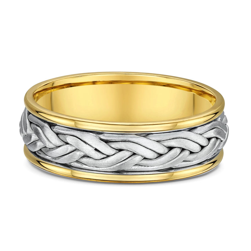 Yellow & White Gold – Men’s Wedding Ring