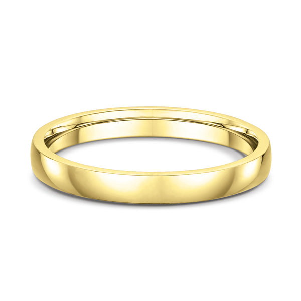 Classic 3mm – Yellow Men’s Wedding Ring