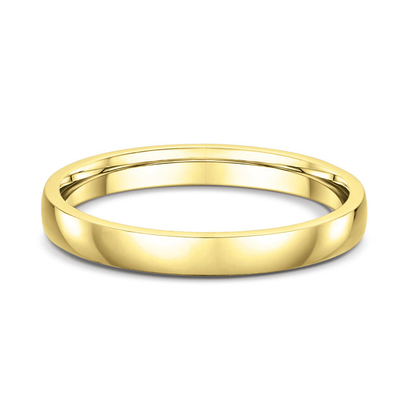 Classic 3mm – Yellow Men’s Wedding Ring