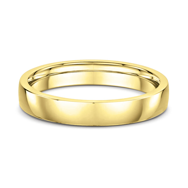 Classic 4mm – Yellow Men’s Wedding Ring