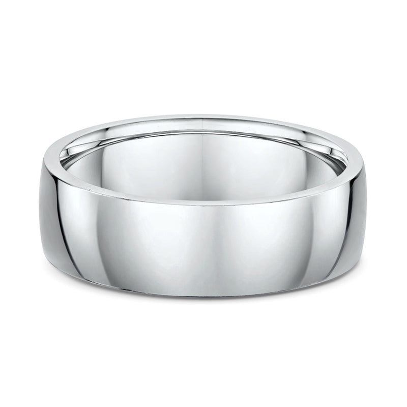 Classic 7mm – White Men’s Wedding Ring