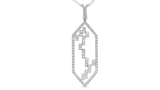 Art Deco 'SkyScraper' Pendant