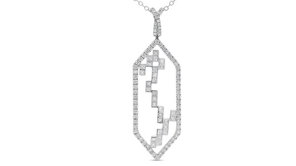 'SkyScraper' Art Deco Pendant