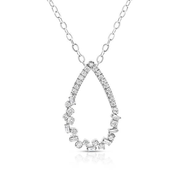 Pear Shape Diamond Pendant