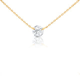 9ct Yellow Gold Lab Grown Diamond Necklace