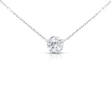9ct White Gold Lab Grown Diamond Necklace