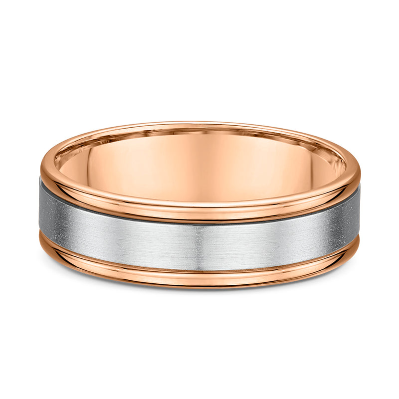 Rose & White Gold – Men’s Wedding Ring