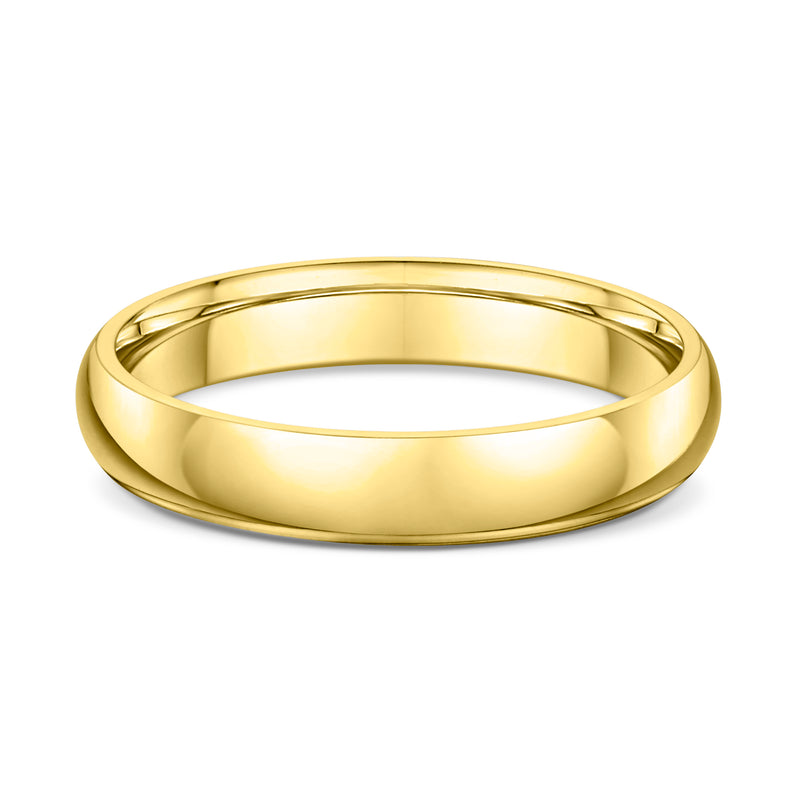 Classic 4mm – Yellow Men’s Wedding Ring